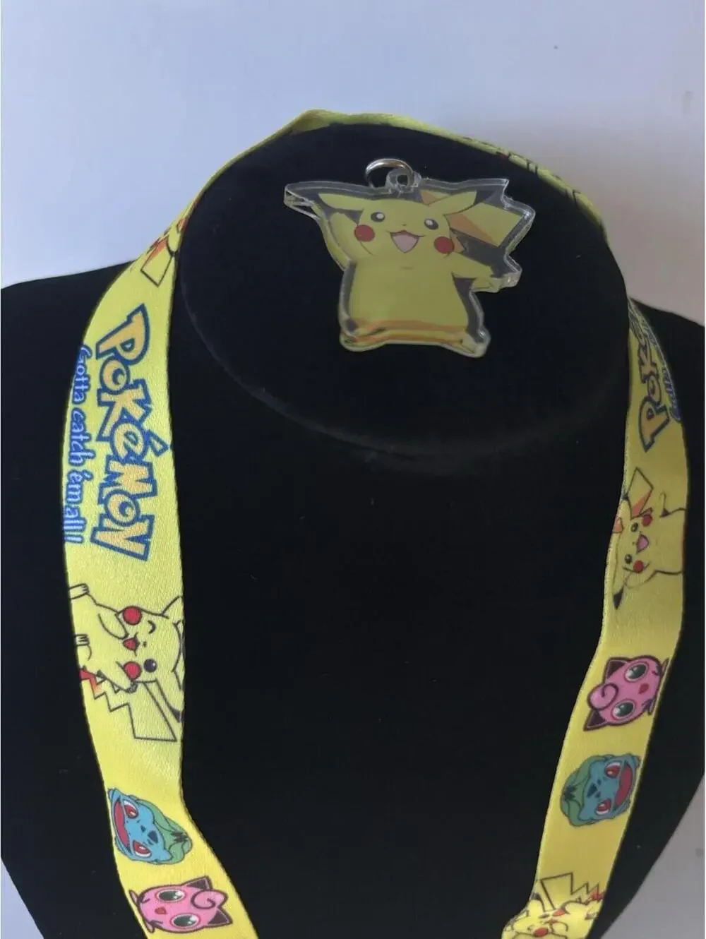 Pokemon Pikachu Hard Shell Case Cover Charm Lanyard Included Durable Protective